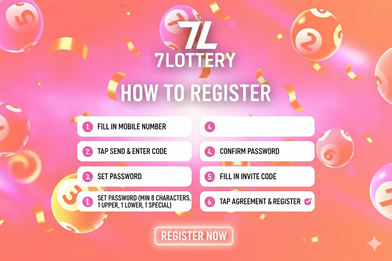 How to register in Lottery 7